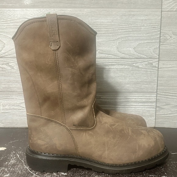 Red Wing 4436 Pecos Men's Leather Work Waterproof Safety Toe Size 15 D Seconds 2